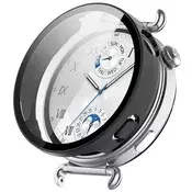 Ovitek z zaščito zaslona Techsuit Defense360 Pro za Huawei Watch GT 6 41mm - črn