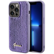 Guess GUHCP14XPSFDGSU iPhone 14 Pro Max 6.7 purple hardcase Sequin Script Metal (GUHCP14XPSFDGSU)