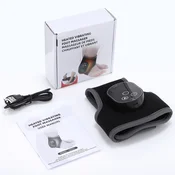 INF Brezžični ogrevani masažer gležnja, 3000mAh, 4-stopenjska toplota Black, (5000298898)