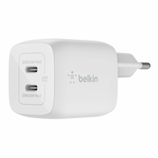 Belkin AC Punjač USB-C GaN 45W PD+PPS Technolog. WCH011vfWH