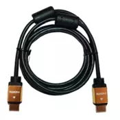 FAST ASIA HDMI kabl 2.0 4K 3m Pozlaćen (Crni) HDMI 2.0 (4K @60fps) HDMI A - muški HDMI A - muški Okrugli
