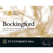 St Cuthberts Mill Bockingford Rough Skicirka 41 x 31 cm 300 g White