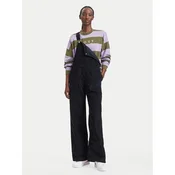 Roxy Jeans hlače z naramnicami Trailblazer Overall ERJWO03022 Črna Regular Fit