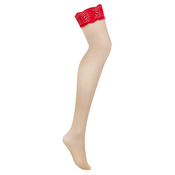 Obsessive Mellania Stockings Red L/XL