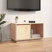Vidaxl vidaXL TV omarica 74x35x44 cm masivni borov les