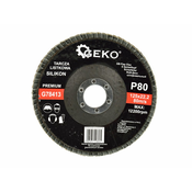 GEKO Brusna lamelna plošča Profi SILIKON 125 mm P80