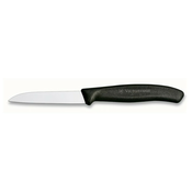 Victorinox gladek kuhinjski nož 8 cm črn