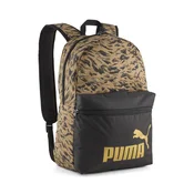 PUMA Phase All-Over Print 22L Backpack, Accessories, Black/Gold No. Logo, OSFA