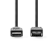 USB 3.2 Gen 1 Kabel | A Muški – A Ženski | 2.0 m | Crni | NEDIS