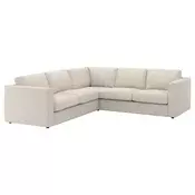 VIMLE Ugaona sofa, 4-sed, Gunnared bež
