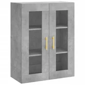 MAISON CHIC Stenska omarica - Zidna omarica betonsko siva 69,5x34x90 cm iu148, (22062719)