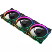 ASUS Prime MR120 ARGB Reverse ventilatorji, 3x 120mm PWM, črni - 90DA00L0-B09020