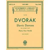 DVORAK:SLAVIC DANCES OP.46 BOOKS 1 & 2 FOR 4 HANDS