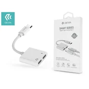 Devia ST354137 Type-C – 2x Type-C bijeli audio adapter