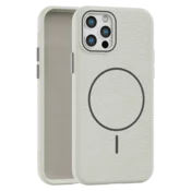 Leather Grip MagSafe maska za iPhone 12/12 Pro - Siva