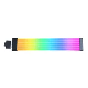 Lian Li Strimer Wireless podaljšek kabla, 12+4 pin ATX 3.0, bel/črn