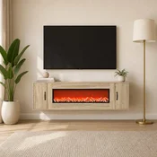vidaXL Električni kamin Sonoma 155 x 30 x 44 cm Inženirski les