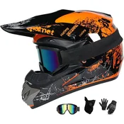 PROLINETECH Kaciga za Qvad-BMX-Cros PLT/HE-ORG_L