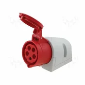MOTORSKA vtičnica PCE 5X16A 400V IP44