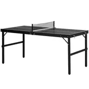 Homestar Namizni tenis miza Mini 152x76x72 cm Črna