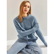 Bianco Lucci Pulover Pullover modra