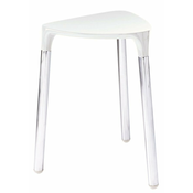 Stol za kopalnico YANNIS, 37 x 43,5 x 32,3 cm, bel - Bela - 24 - Jeklo - Stojalo - Drugo - Gedy - 370x435x323 mm