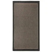 shumee vidaXL Zunanja preproga, ravno tkana, 80x150 cm, temno rjava