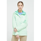 Outdoor jakna Columbia Pouring Adventure II zelena barva