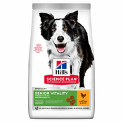 Hills Science Plan Mature Adult Senior Vitality 7+ Medium s piletinom - 2 x 14 kg