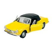 shumee WELLY STARODOBNI PEUGEOT 404 KABRIOLET Z RUMENO STREHO 1:34 43604