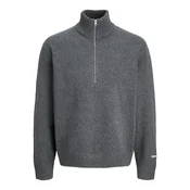 Jack & Jones Junior Pulover JORNORREBRO temno siva