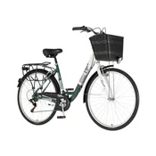 Bicikl Fashion Visitor Bloom 28 Alu 19 V-Brake 6 Brzina 155-178cm (S/M) Zeleno Beli