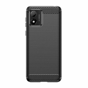 MaxMobile maska za Motorola G14 CARBON FIBER: crna