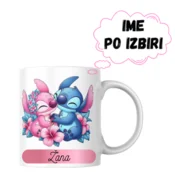 Personalizirana skodelica z motivom Stitchev in imenom po izbiri