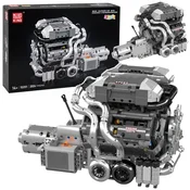 Kockice za slaganje motora V8 Gearbox sa 2024 elementa