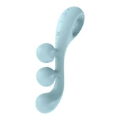 Satisfyer Večnamenski vibrator Tri Ball 2 svetlo modre barve