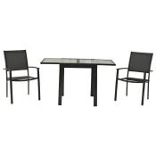 Gardenson Vrtni Set Milano, 3-delni, Raztegljiva Miza