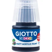 GIOTTO Decor Akrilna barva Black 25 ml 1 kos