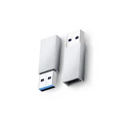 INF Type-C ženski v USB 3.0 adapter 4-pack, aluminij, PD polnjenje Silver, (5000276484)