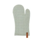 Oven mitt, 18 x 32 cm, Havana, Green stone - Tiseco