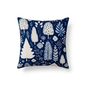 Prevleka za blazino iz mikrovlaken INDIGO BLOOM 45x45 cm, modra