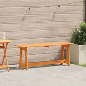 Vanjska klupa Smeda 119 x 37 x 47 cm Cvrsto borovo drvo