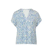 s.Oliver Bluza ecru / kraljevo modra / bela