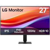 Monitor LG 27 27U41YA-B, IPS, Adaptive-Sync 120Hz, 1ms, HDR10, VGA, HDMI, Full HD 27U41YA-B.AEUQ