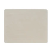 Pogrinjek SQUARE CORDUROY 35 x 45 cm, ostrigno bela, usnje, LIND DNA