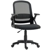 Homestar Pisarniški stol ergonomski mrežasti vrtljiv stol 575x60x91-101 cm črn