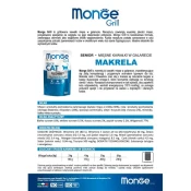 Monge Cat Grill Senior Skuša 85g - Riba - Starejša mačka - Monge - 85 g