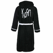 Kopalni plašč Korn - Logo - ČRNA - ROCK OFF - KORNROBE01MB