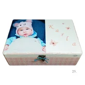 Kutija uspomena personalizirana imenom - poklon za rodenje, krštenje ili rodendan djeteta - 25. 20x30x10cm - 18023