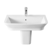 A327475000 Roca The Gap 55 x 47 cm keramični umivalnik z odprtino za armaturo